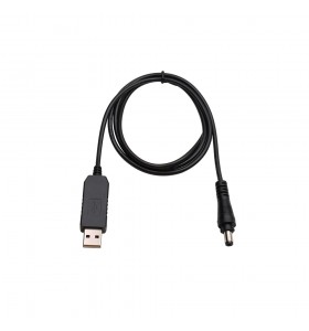 USB 5v to 12v dc5521 male with lock step up cable LED cable